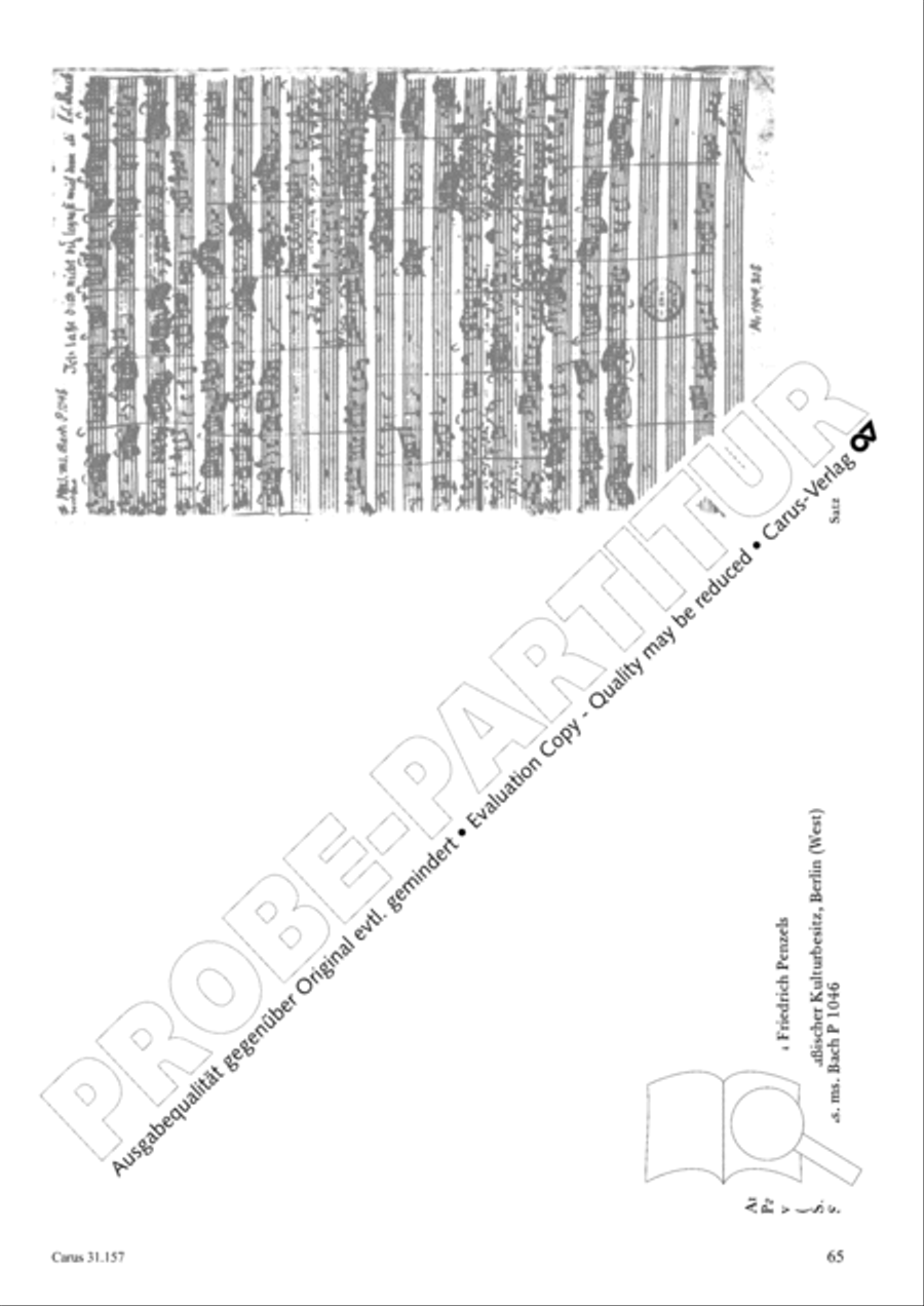 Lord, do not depart until I am blessed (Ich lasse dich nicht, du segnest mich denn) TB scores gallery preview page 66