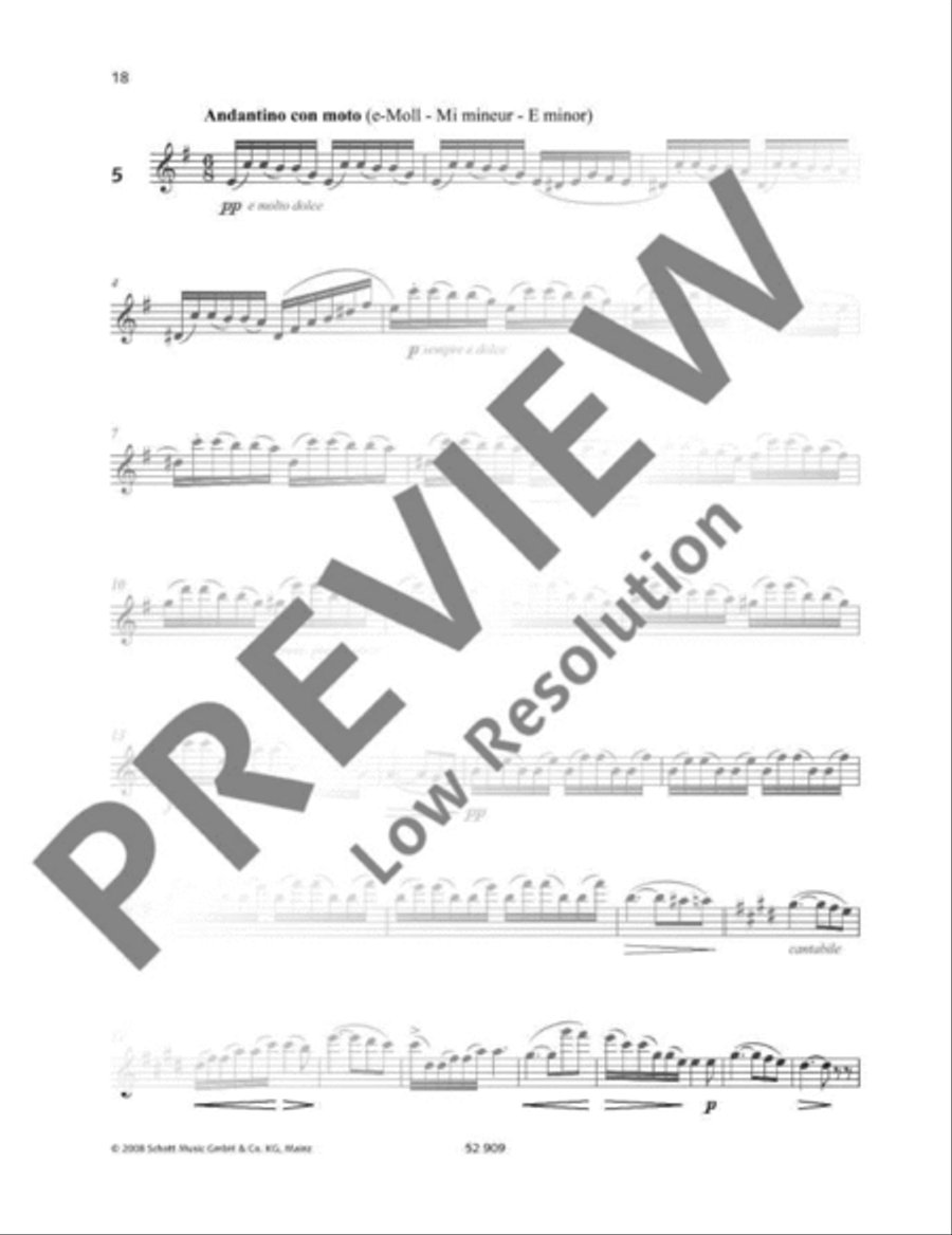15 Etudes modernes et progressives