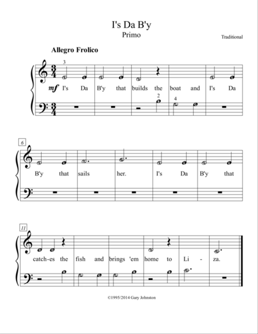 Dandelion and Crackies Teeth Easy Piano scores gallery preview page 1