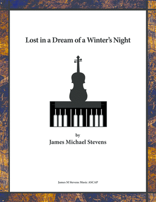 Book cover for Lost in a Dream of a Winter's Night - Violin & Piano
