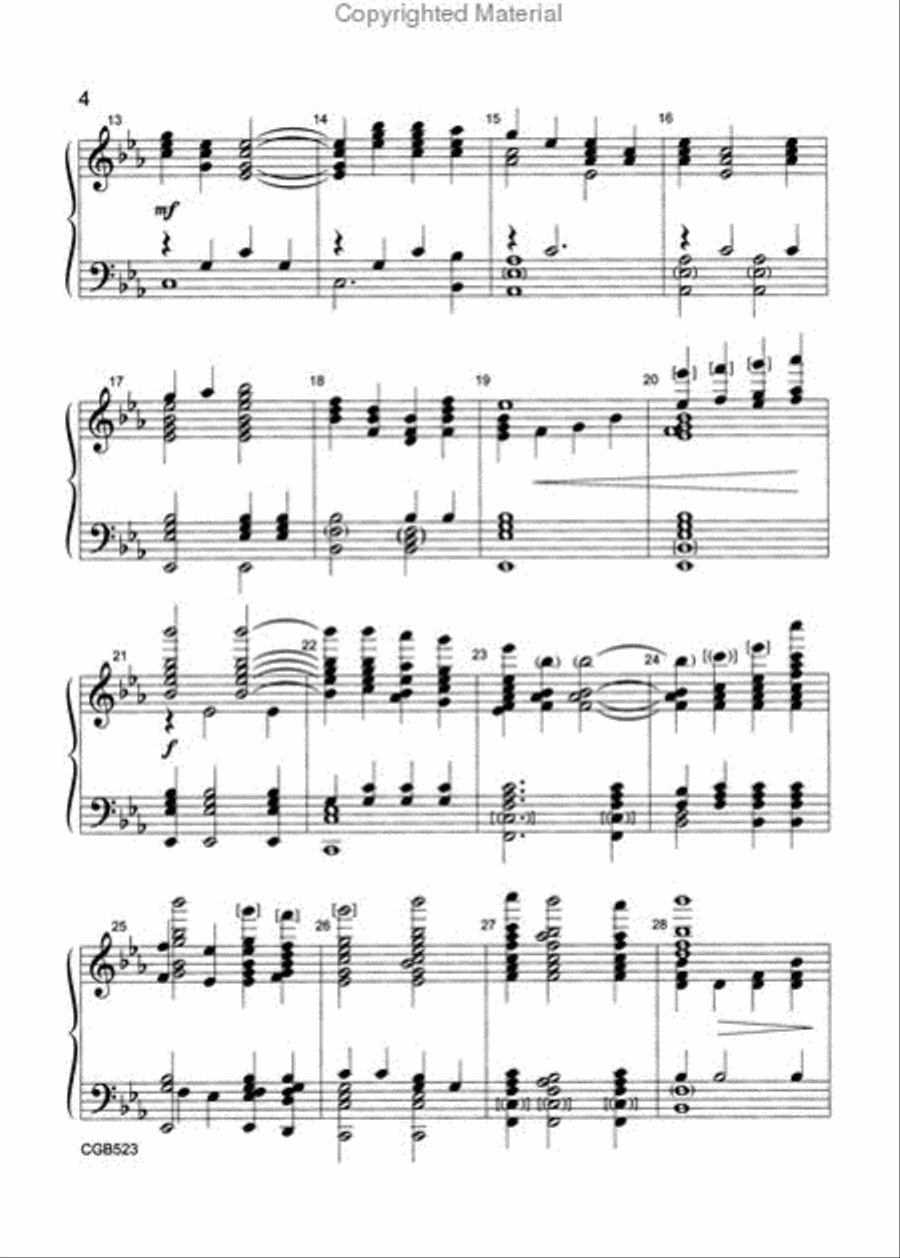 Praise Unfolding Handbell Choir scores gallery preview page 3