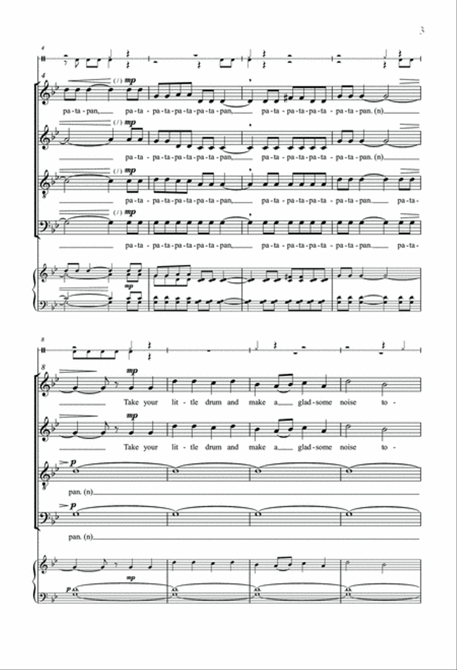 Patapan Patapan 4-Part scores gallery preview page 3