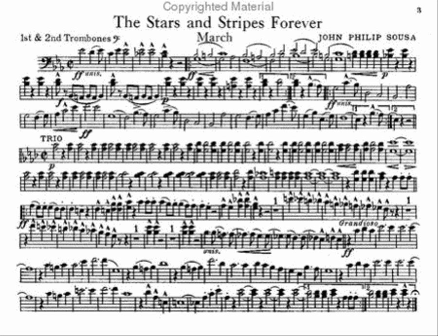 Sousa's Famous Marches Concert Band scores gallery preview page 2