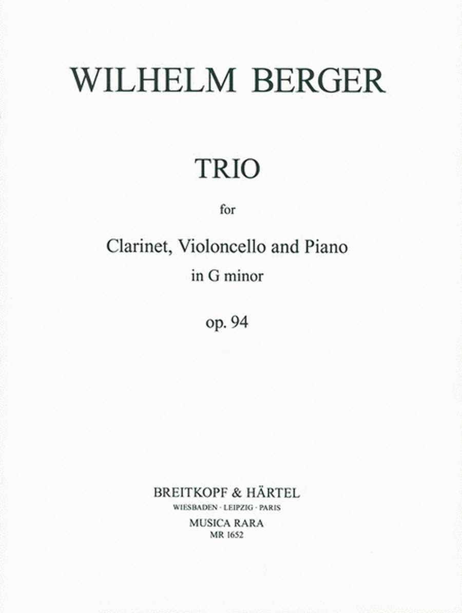 Trio Op. 94 in G minor