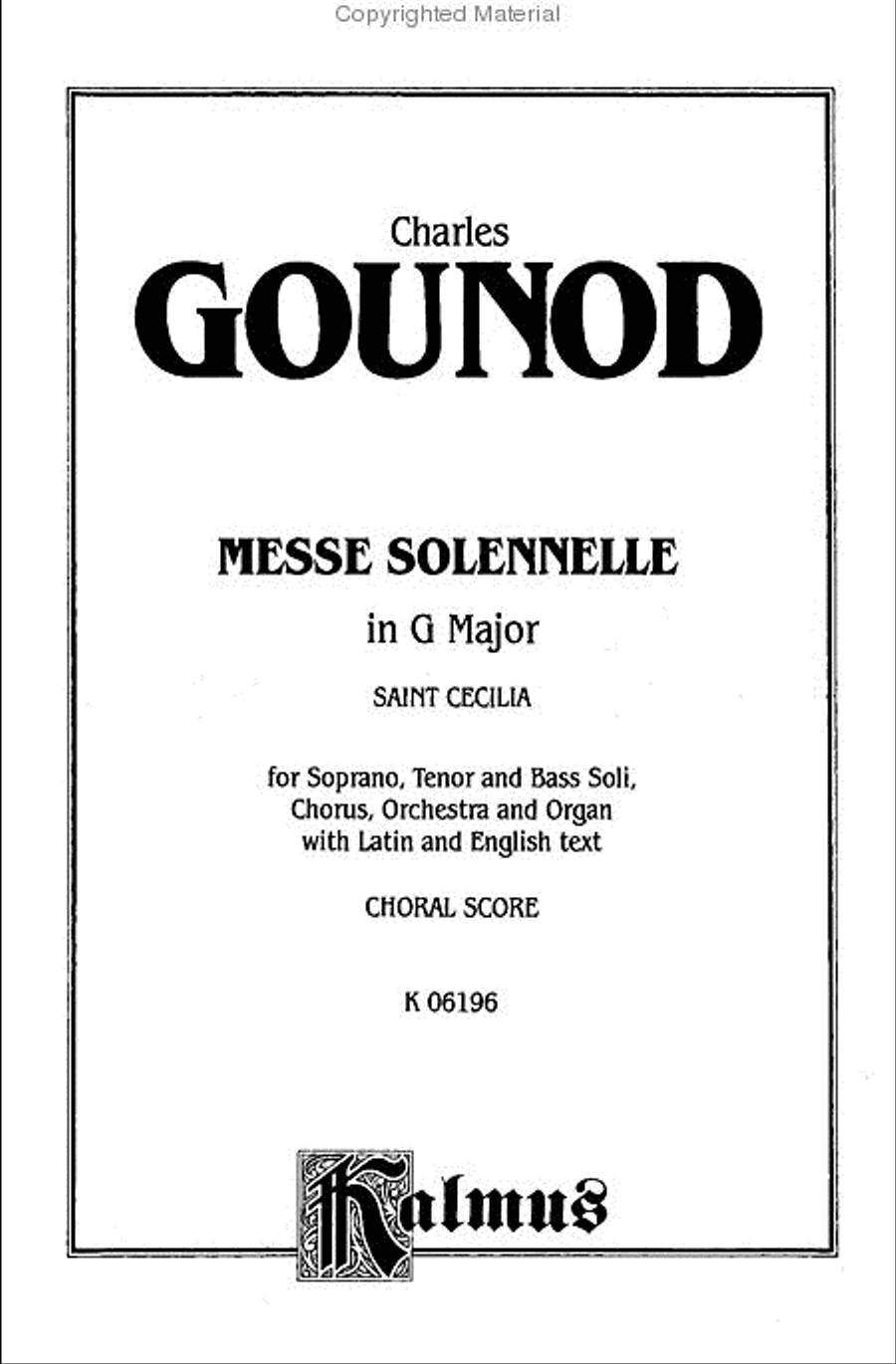 Messe Solenelle Messe Solenelle 4-Part scores gallery preview page 2