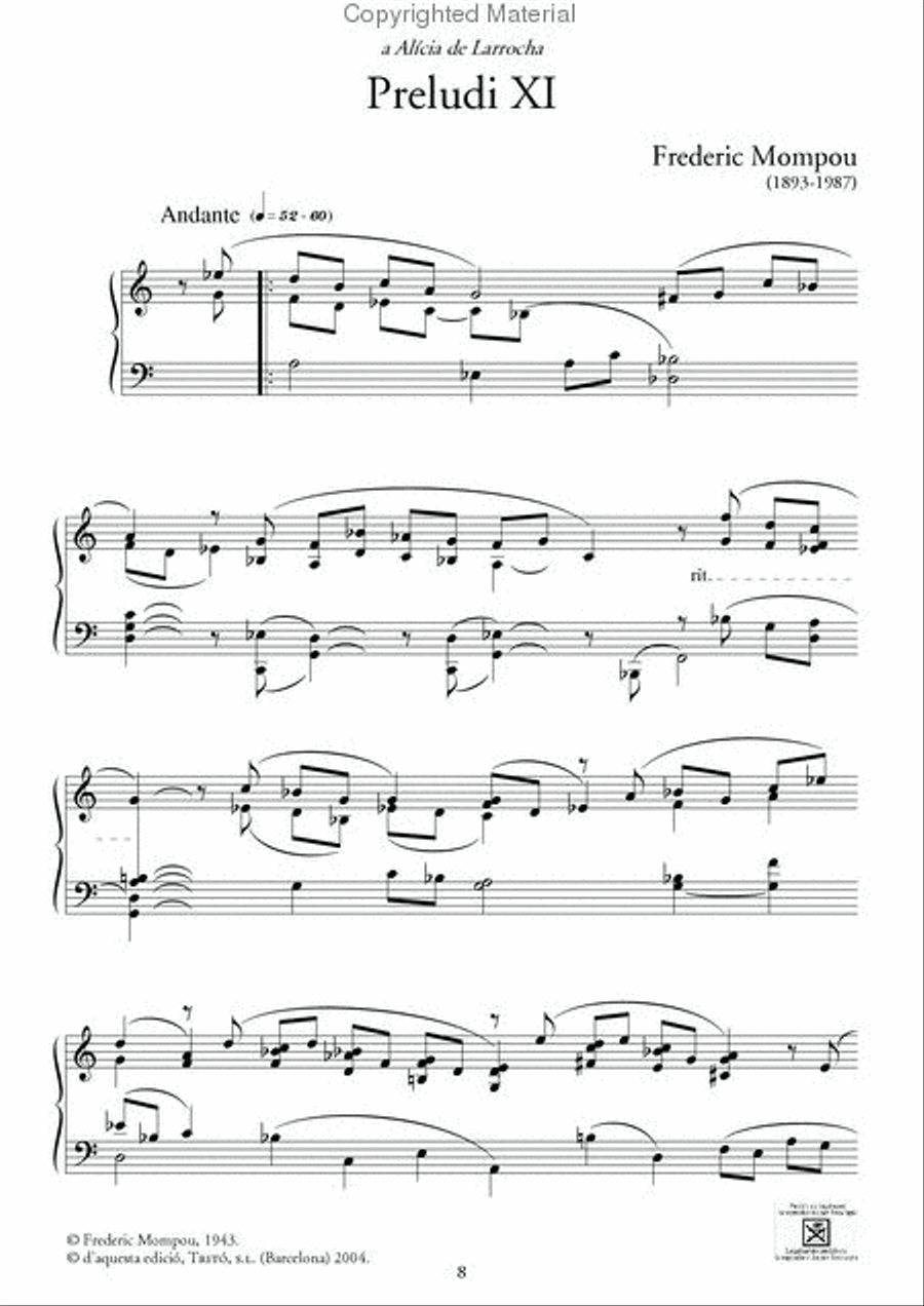 Preludis XI-XII Piano Solo scores gallery preview page 2
