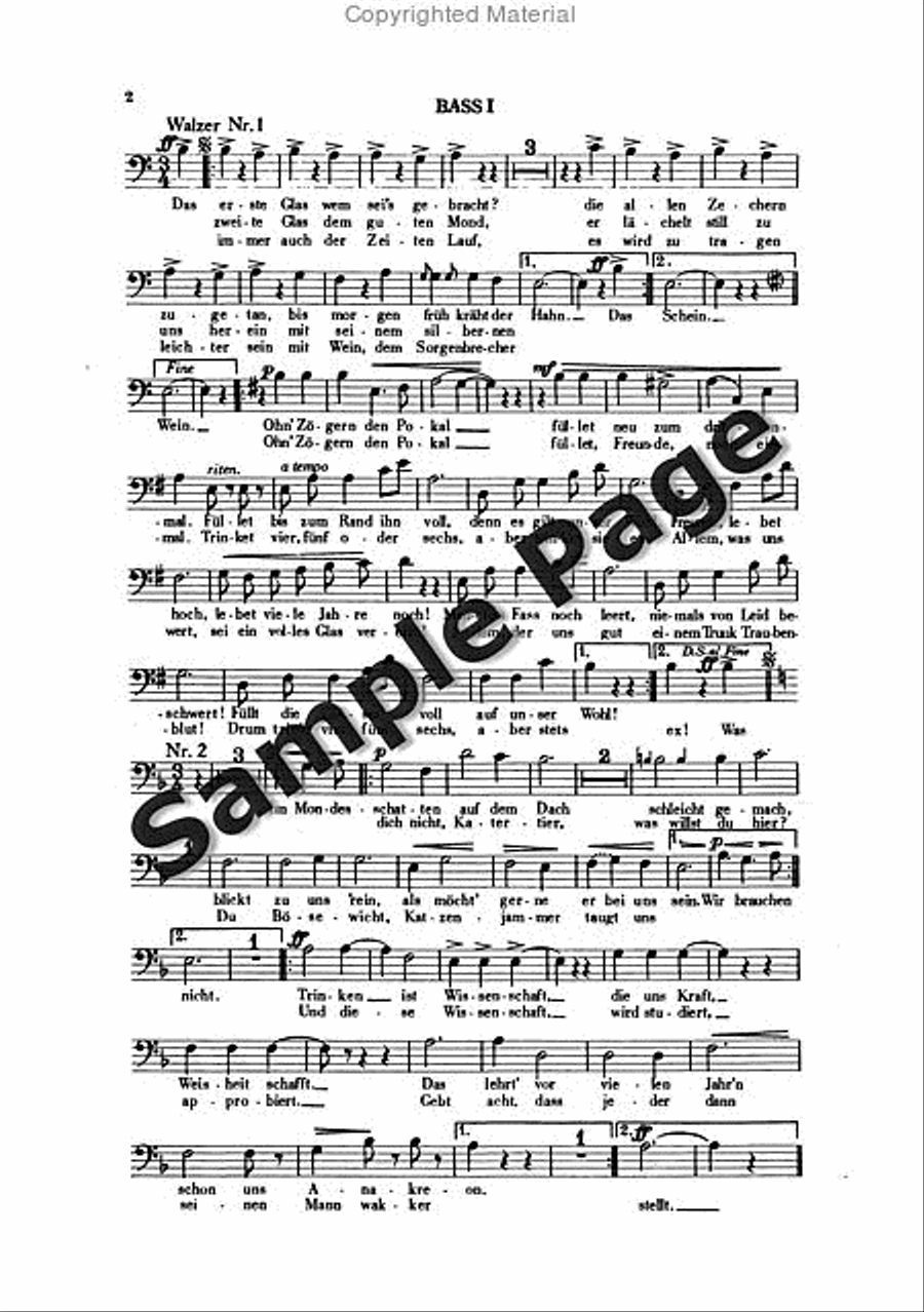 Ziehrer Cm Nachtschwaermer Op466 TTBB scores gallery preview page 3