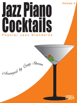 Book cover for Jazz Piano Cocktails * Volume 4 with CD