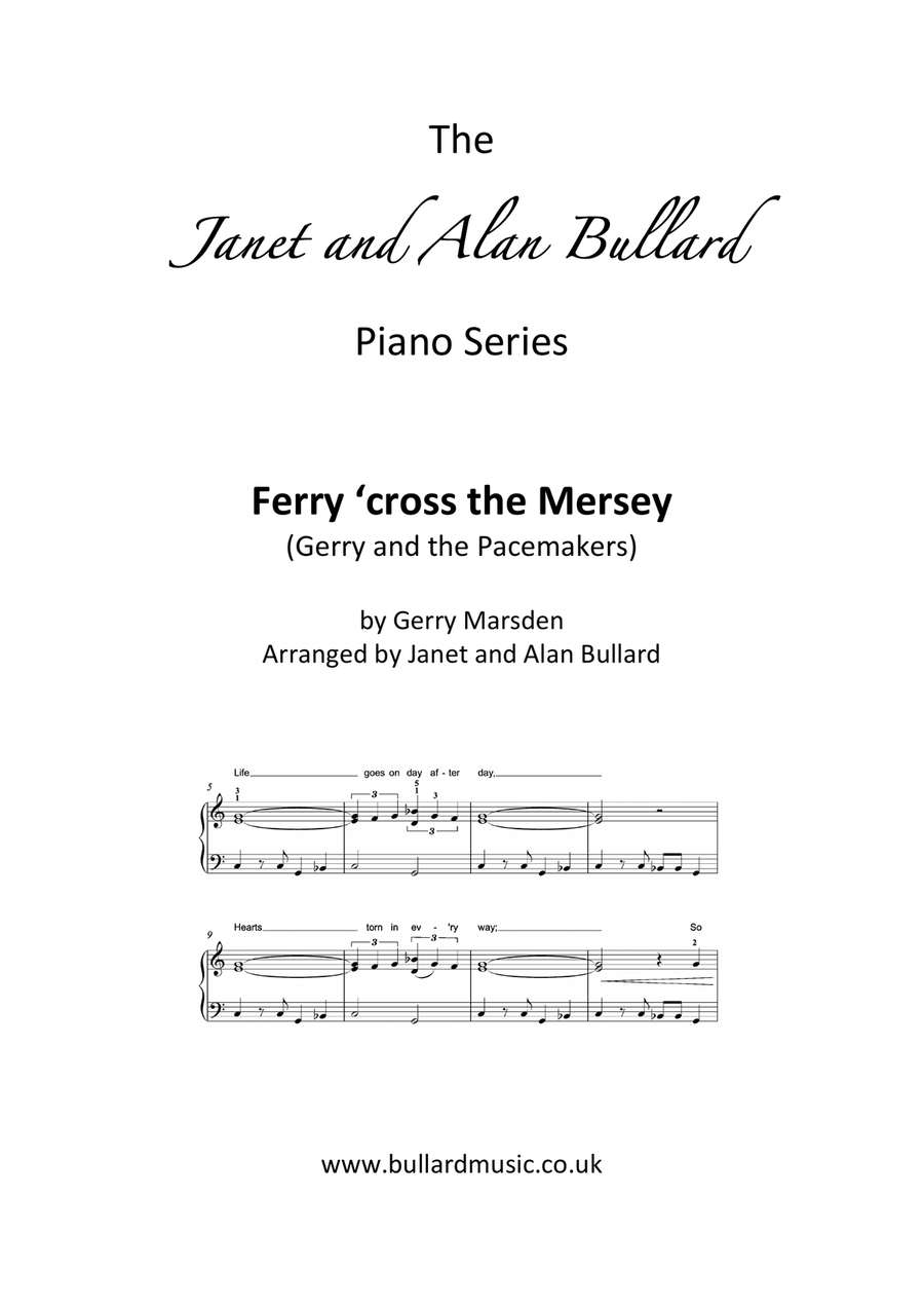 Ferry 'cross The Mersey Easy Piano scores gallery preview page 1