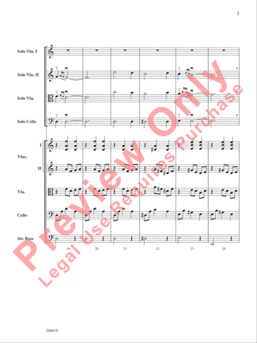 Recuerdos de la Alhambra String Orchestra scores gallery preview page 6