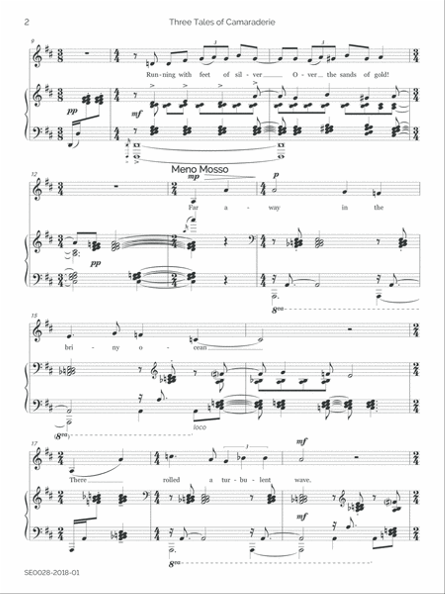 Three Tales of Camaraderie (Low Voice Edition) Low Voice scores gallery preview page 5