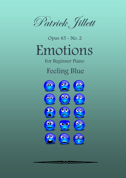 Emotions - For Beginner Piano No. 2 - Feeling Blue image number null