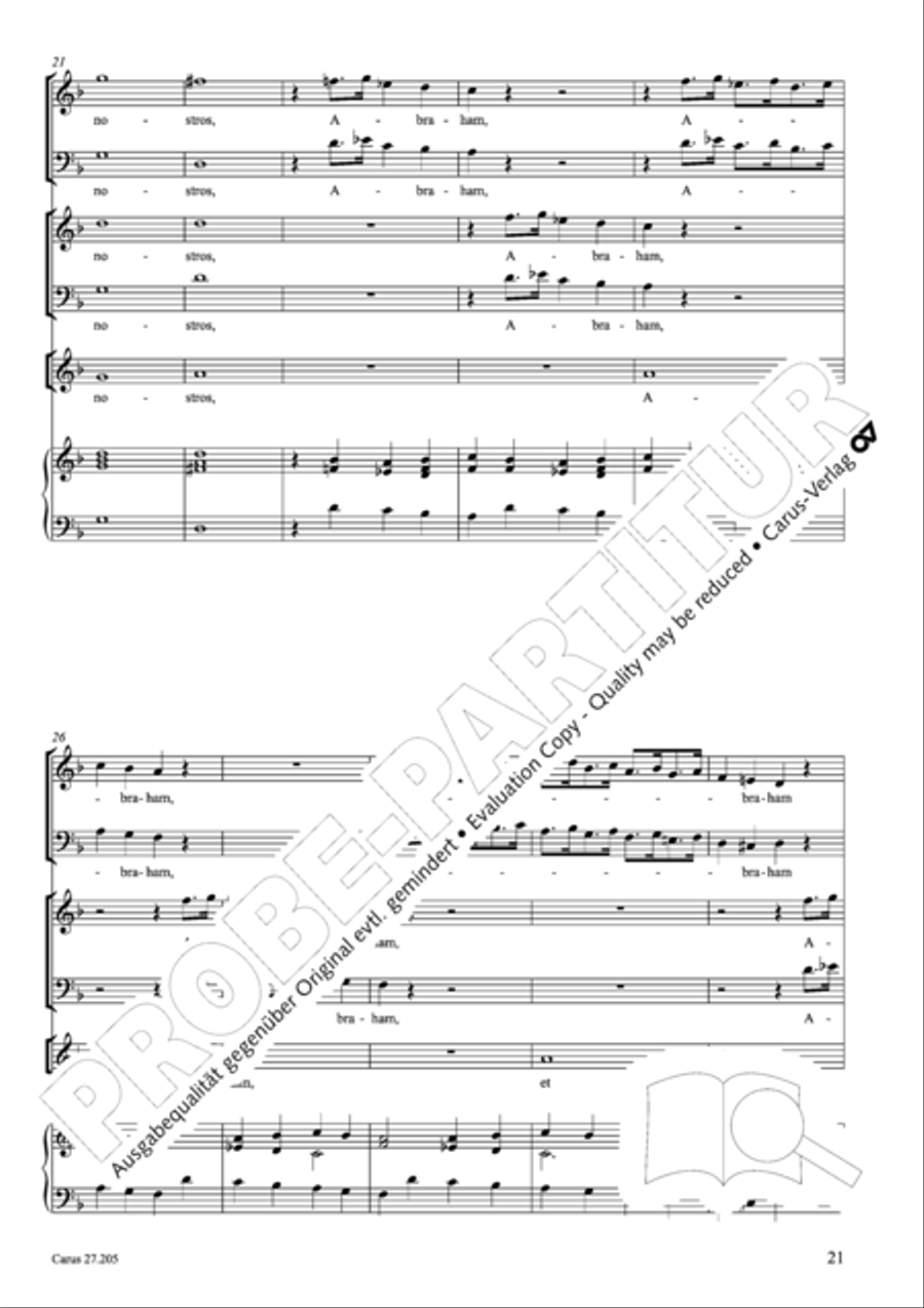 Magnificat a 6 (Magnificat a sei voci) Choir scores gallery preview page 30