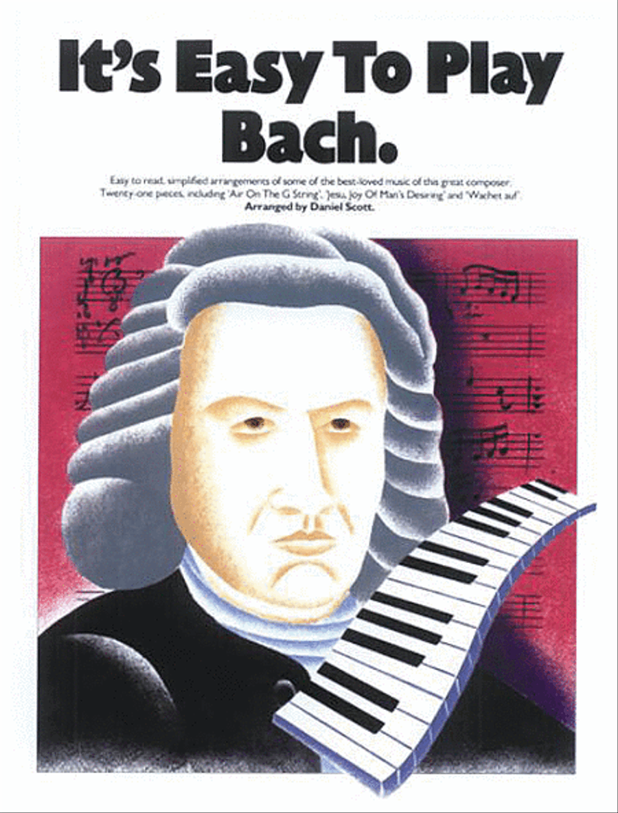 It's Easy to Play Bach Piano Solo scores gallery preview page 1
