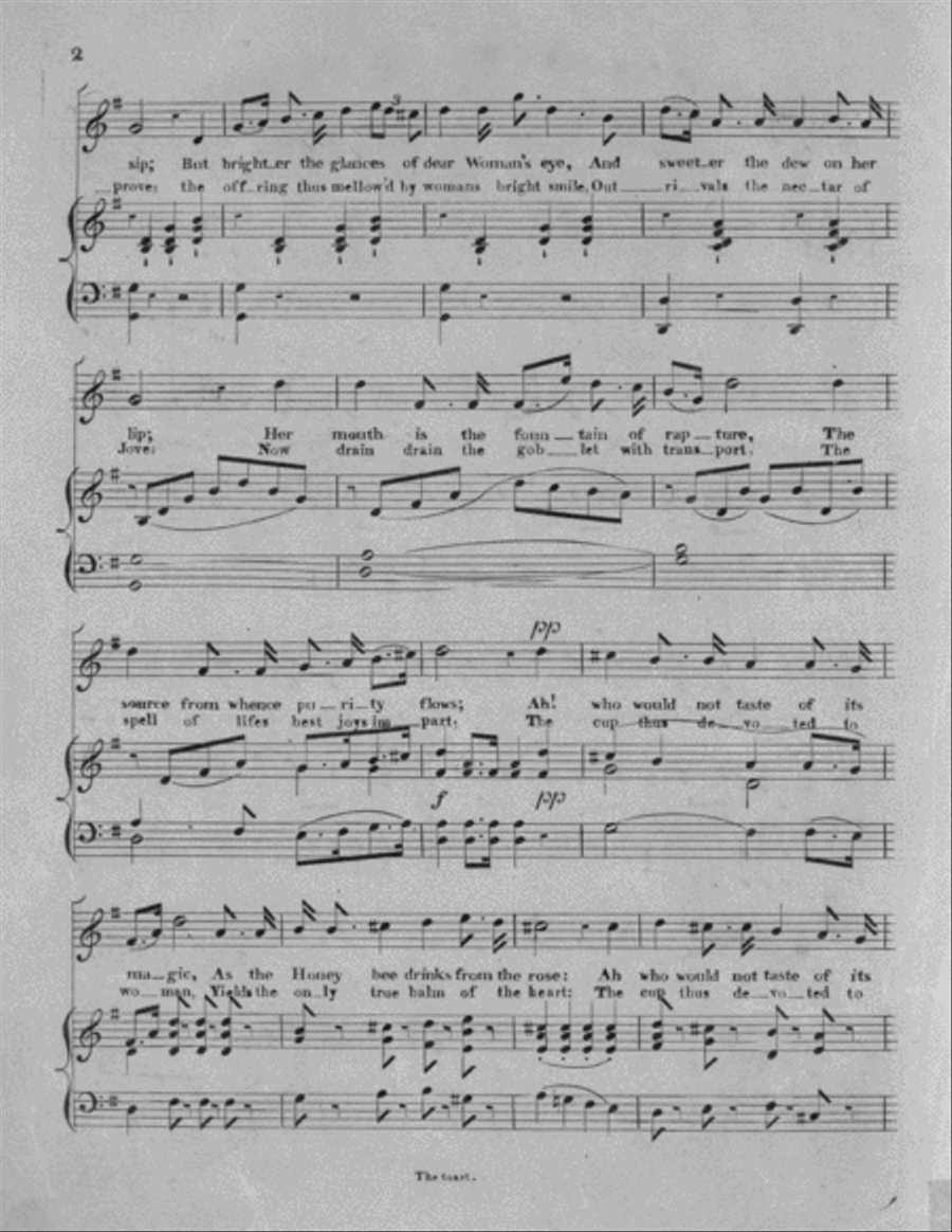 The Toast Be Dear Woman Voice scores gallery preview page 2