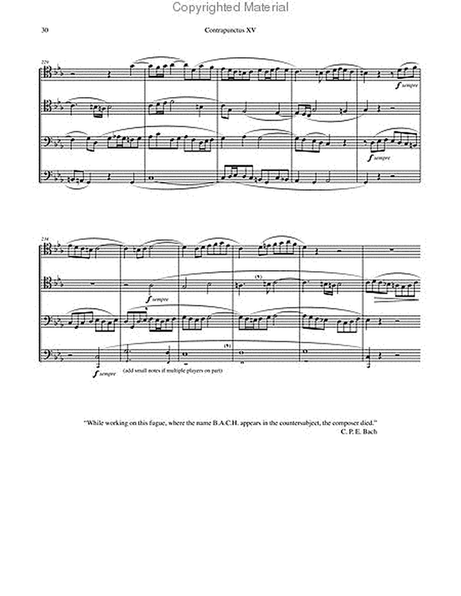 Art of Fugue, BWV 1080 Volume 4