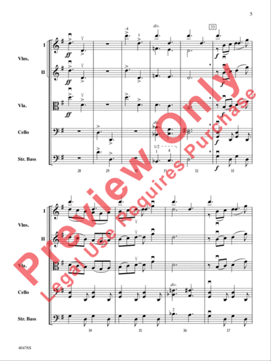 Pastorella String Orchestra scores gallery preview page 6