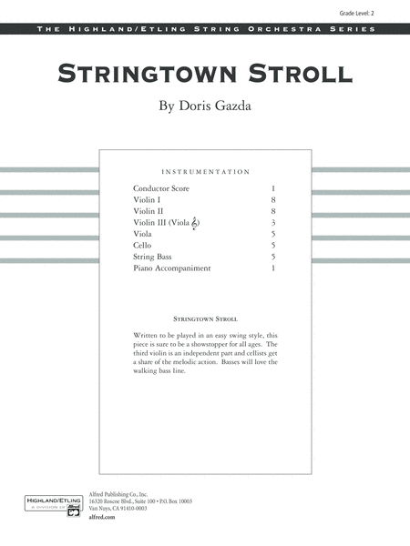 Stringtown Stroll: Score