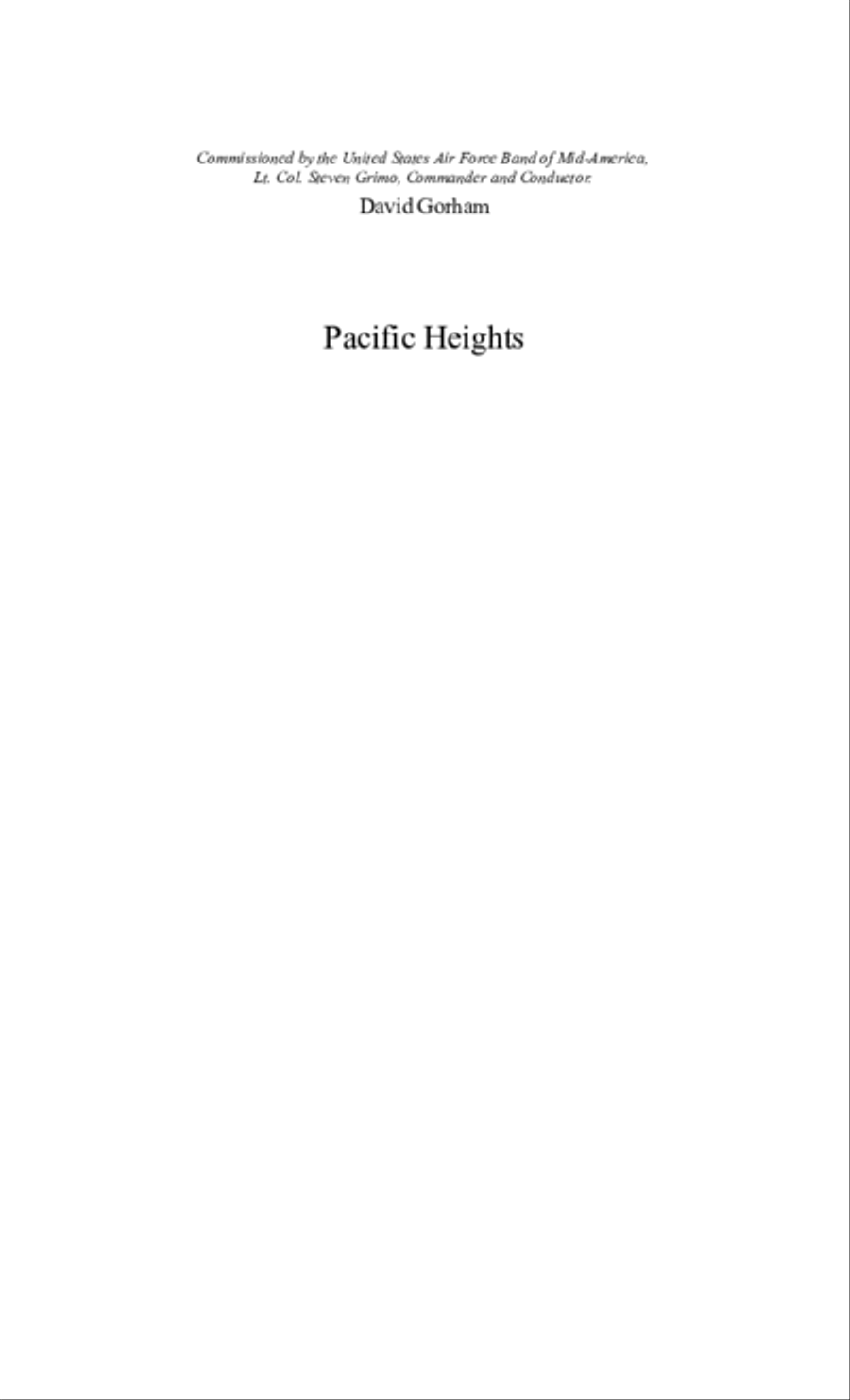 Pacific Heights Pacific Heights Concert Band scores gallery preview page 2