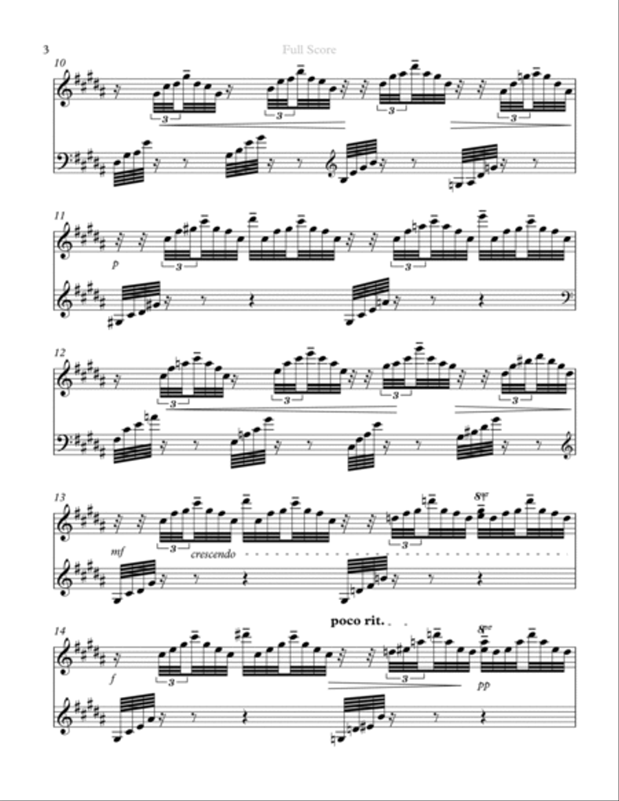 Toccata Opus 42 Toccata Opus 42 Piano Solo scores gallery preview page 4