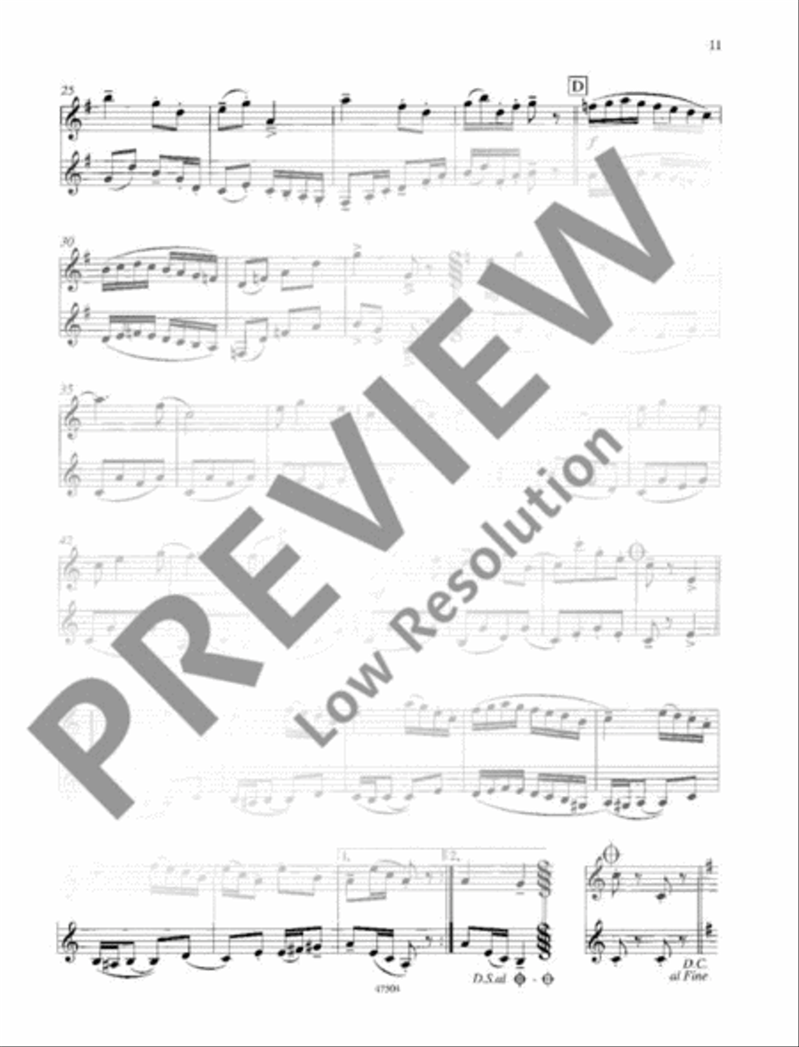 Let's Play Together! Clarinet Duet scores gallery preview page 12