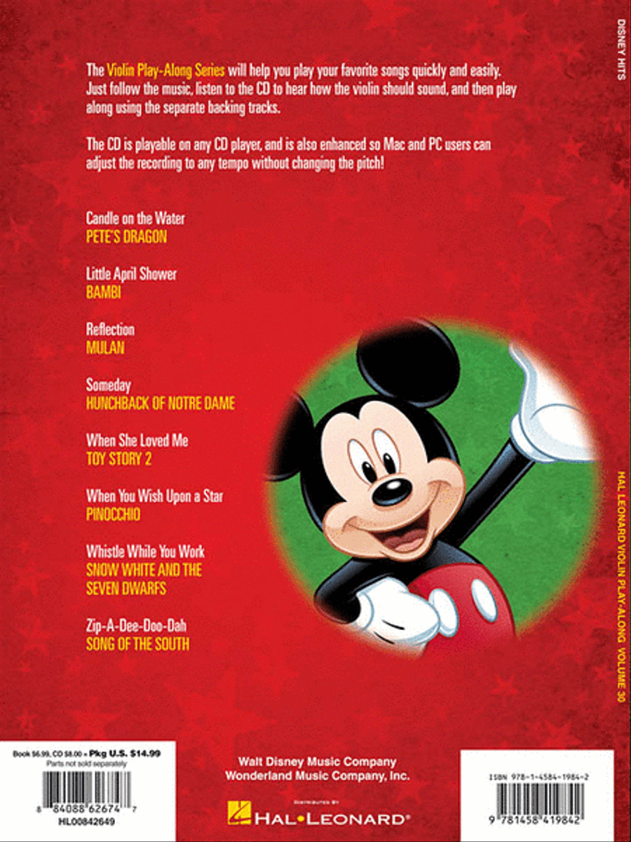 Disney Hits Disney Hits Violin Solo scores gallery preview page 2