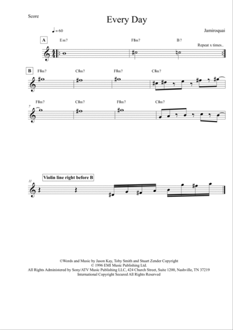 Everyday Small Ensemble scores gallery preview page 1