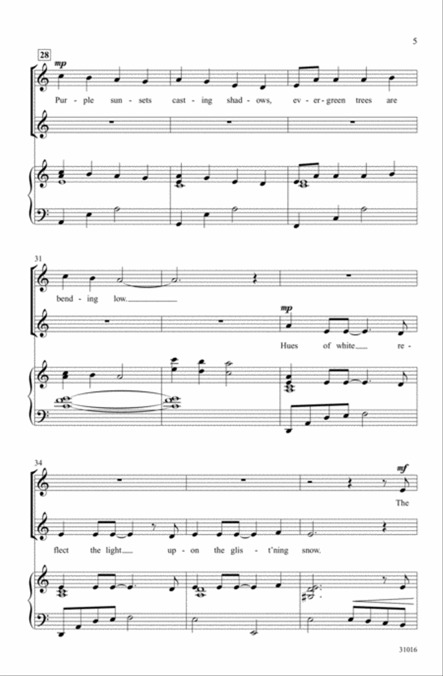 The Colors of Winter 2-Part scores gallery preview page 4