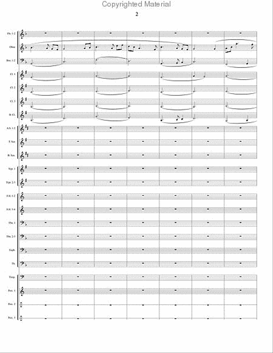 Soliloquy and Dance Concert Band scores gallery preview page 6