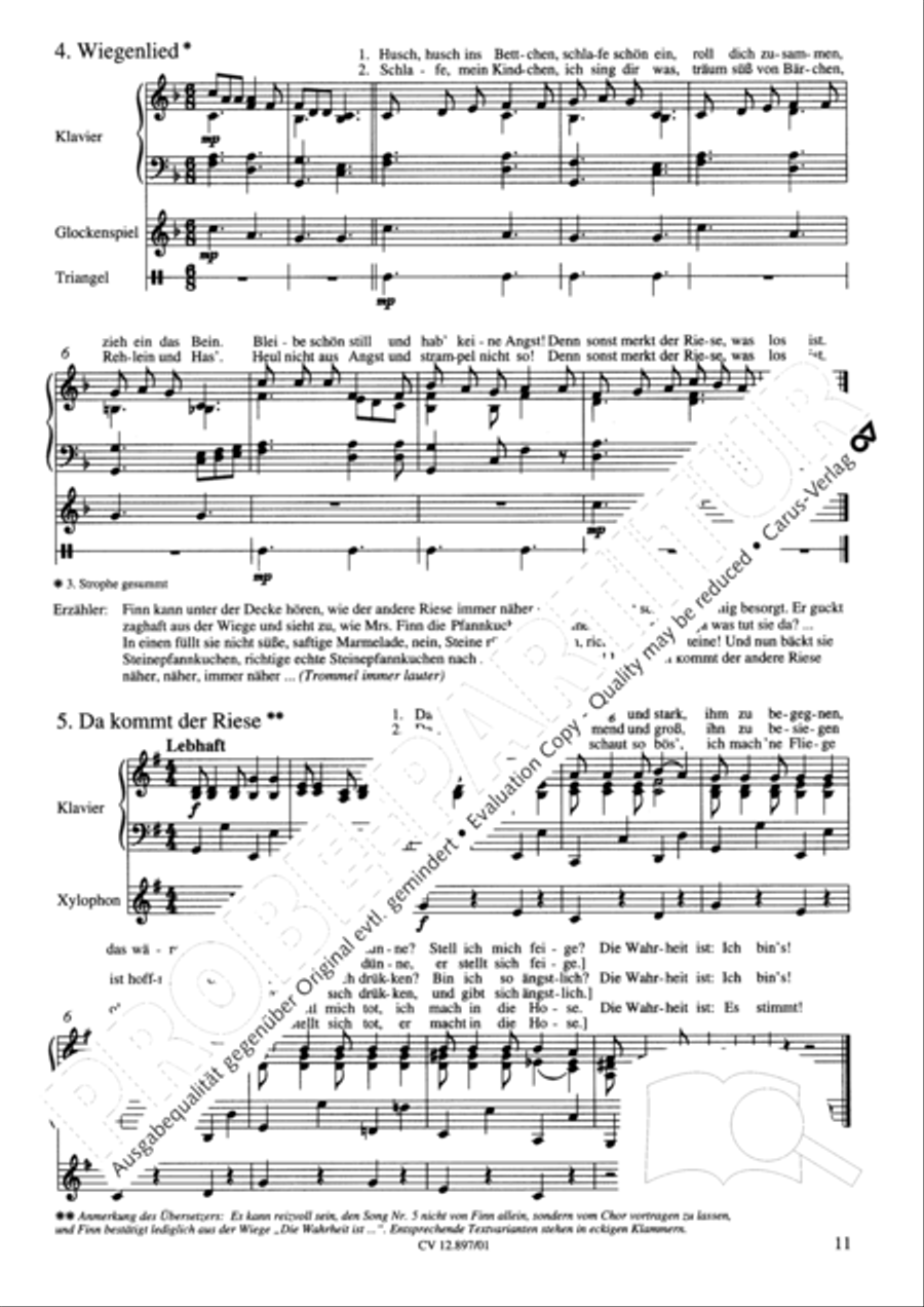 Giant Finn Unison Choir scores gallery preview page 11