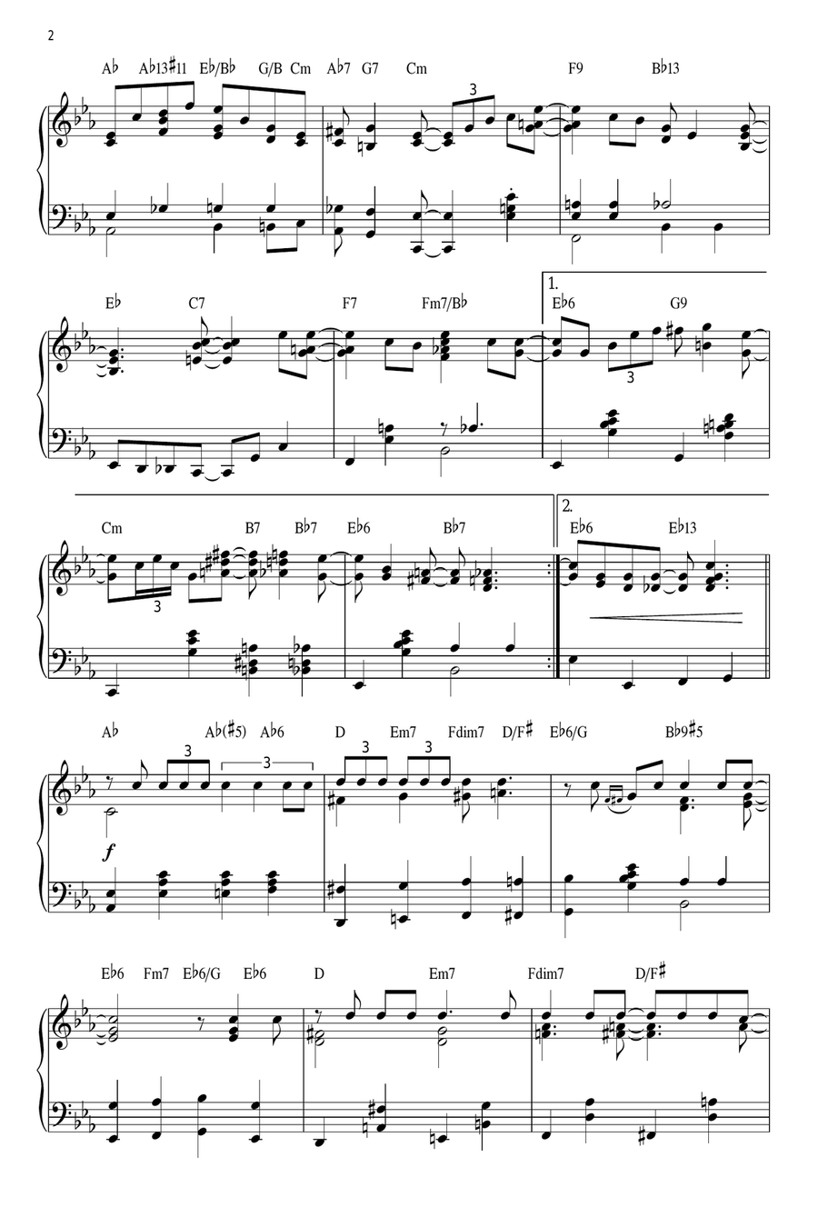 You've Got A Friend In Me [Jazz version] (from Toy Story) (arr. Brent Edstrom) Piano Solo scores gallery preview page 2
