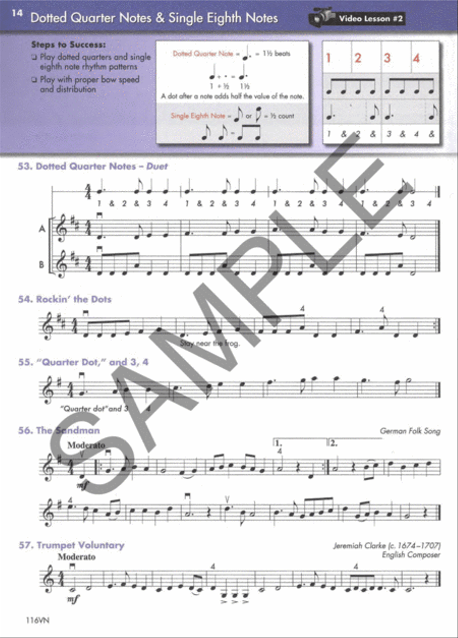 String Basics - Book 2 - Violin Chamber Orchestra scores gallery preview page 3