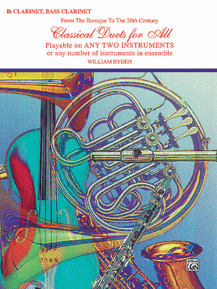Book cover for Classical Duets For All (Bb Clarinet, Bass Clarinet)