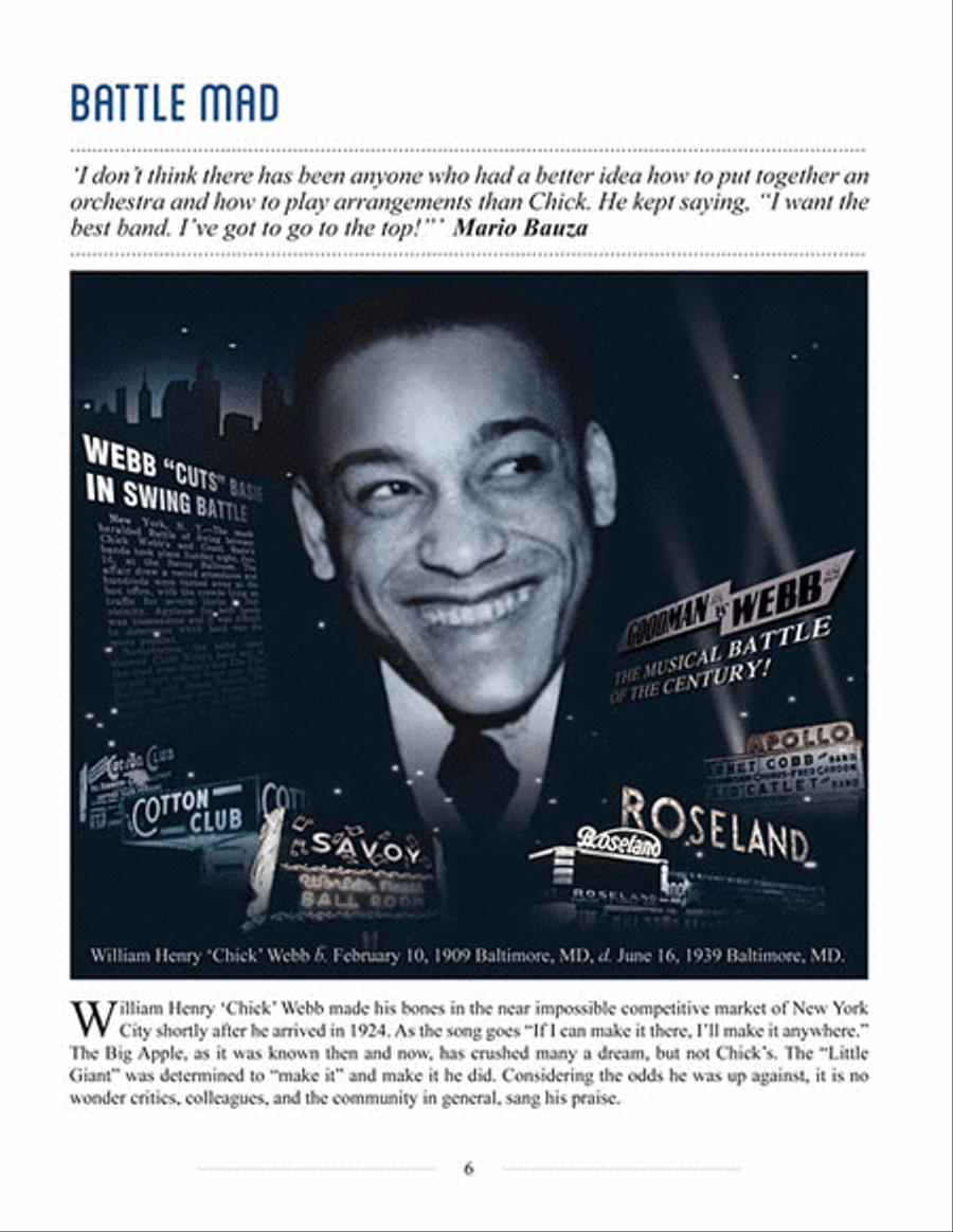 Chick Webb – Spinnin' the Webb: The Little Giant Percussion scores gallery preview page 4