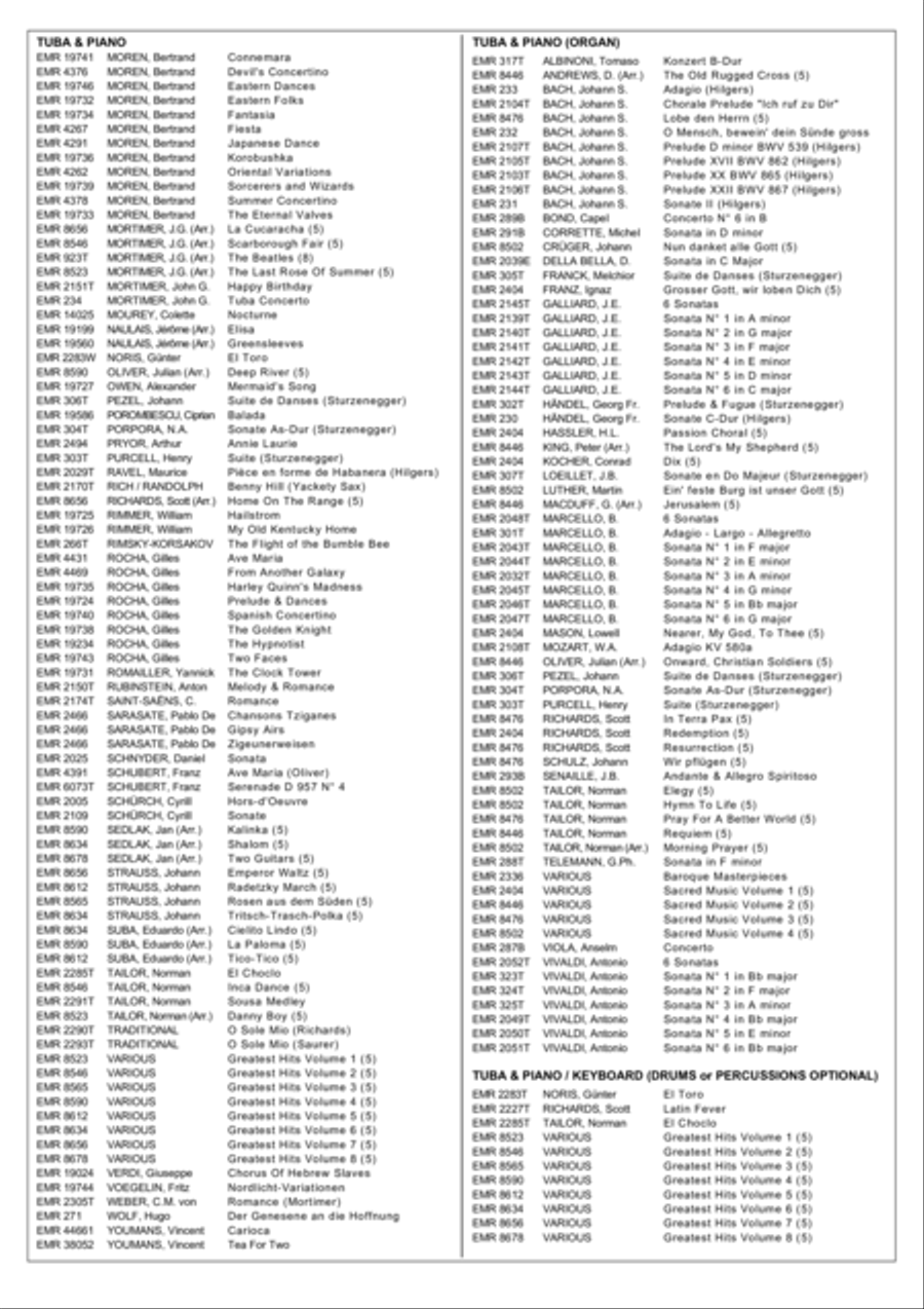 Symphony 40 Tuba scores gallery preview page 6