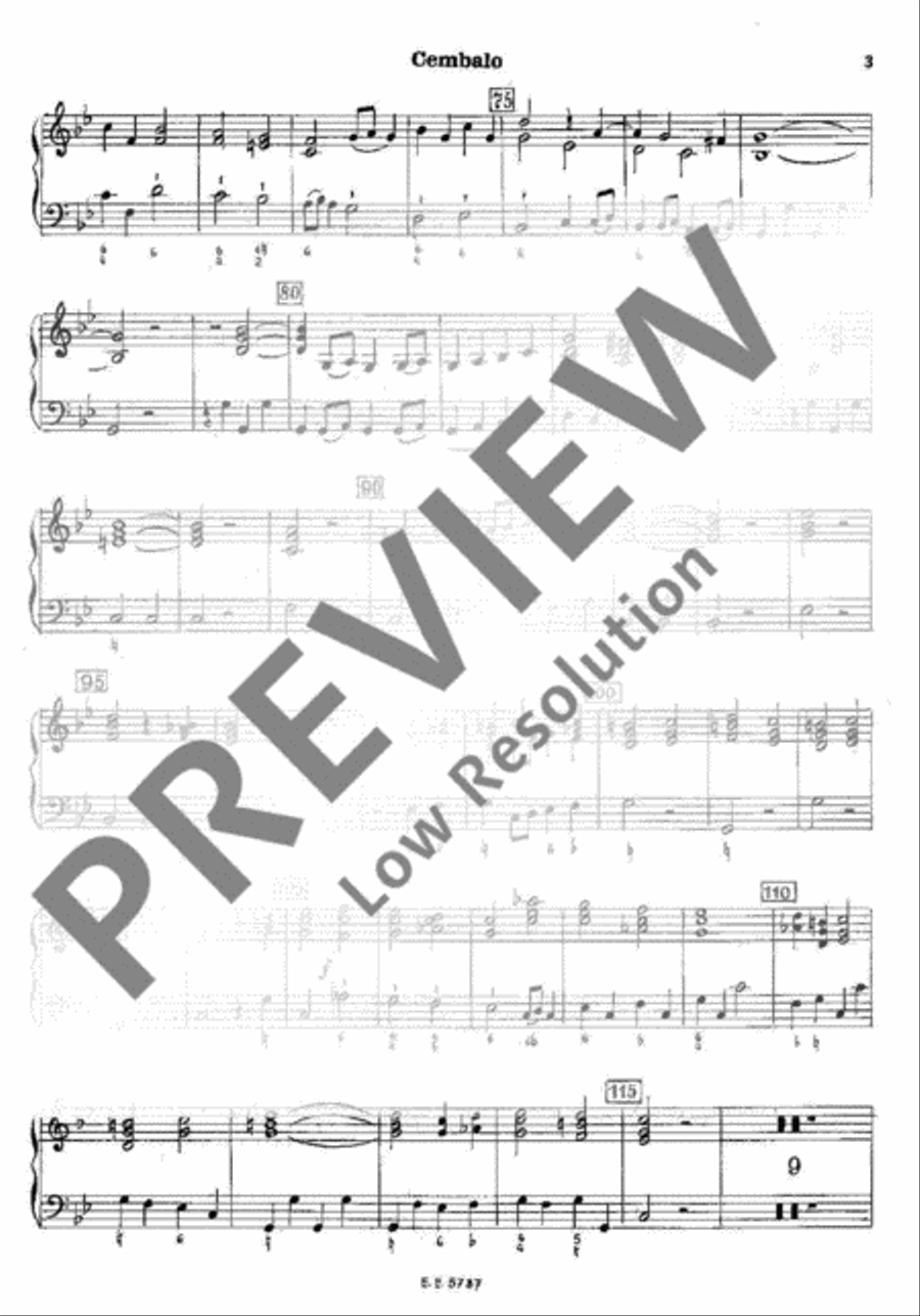 Musique de table Harpsichord scores gallery preview page 4
