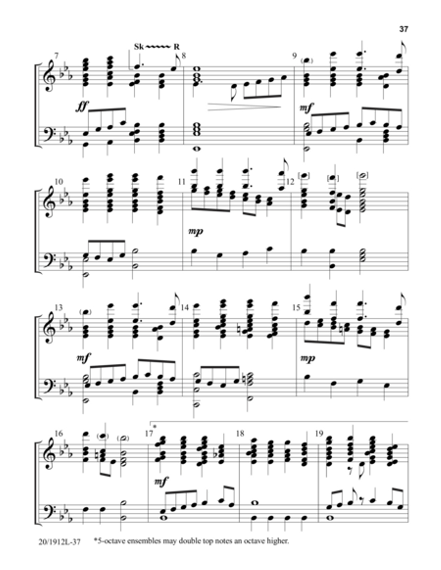 The Journey to Bethlehem 5-Octaves scores gallery preview page 18