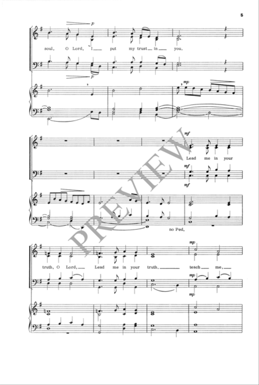 To You, O Lord, I Lift My Soul 4-Part scores gallery preview page 6