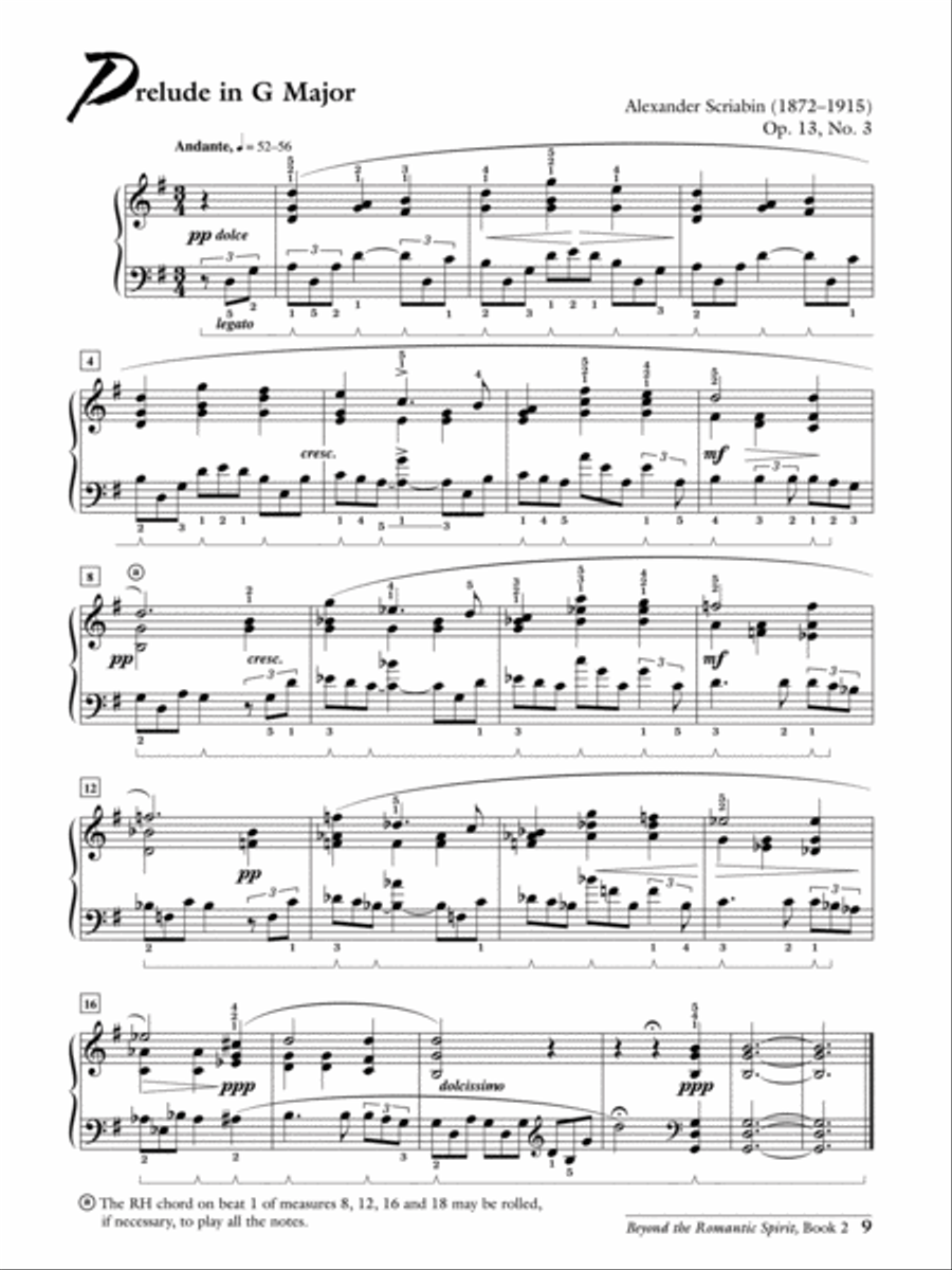 Beyond the Romantic Spirit (1880--1922), Book 2 Piano Solo scores gallery preview page 5