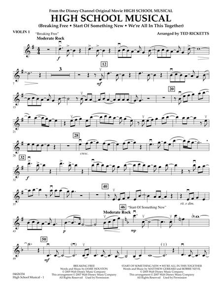 High School Musical - Violin 1