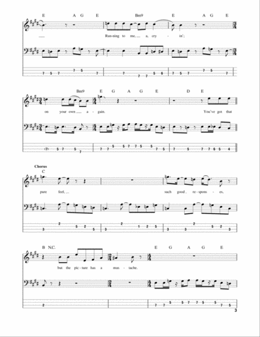 Swlabr Guitar Tablature scores gallery preview page 3
