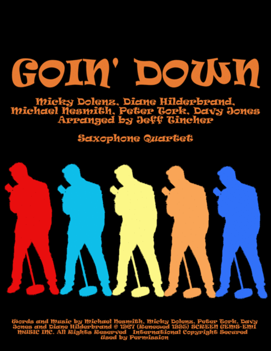 Goin' Down Woodwind Quartet scores gallery preview page 1