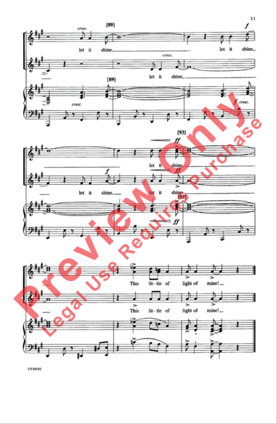 This Little Light of Mine 2-Part scores gallery preview page 11