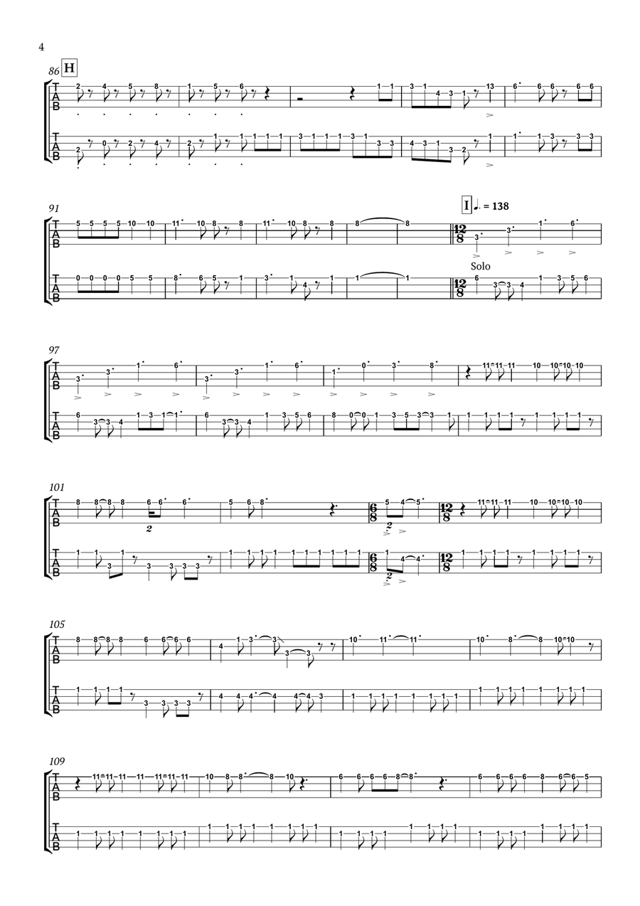 Bohemian Rhapsody Ukulele scores gallery preview page 5