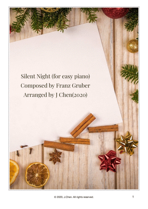 Silent Night ( for easy piano)