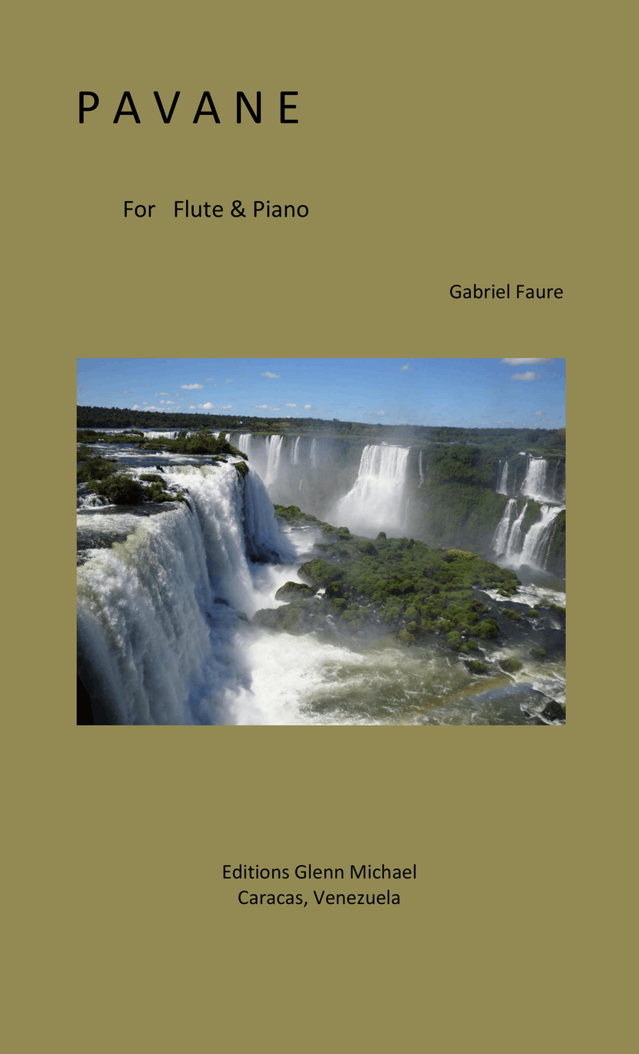Faure Pavane for Flute & piano in G minor Faure Pavane for Flute & piano in G minor Flute Solo scores gallery preview page 1
