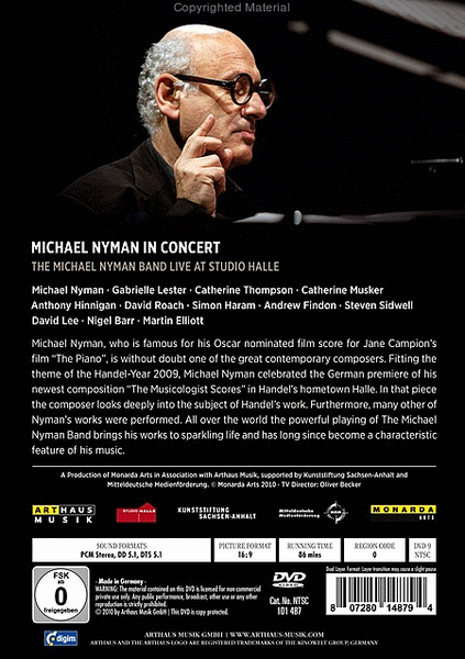 Michael Nyman: in Concert
