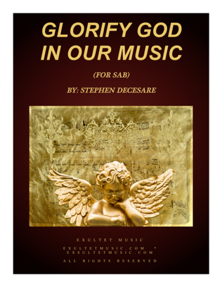 Book cover for Glorify God In Our Music (SAB)