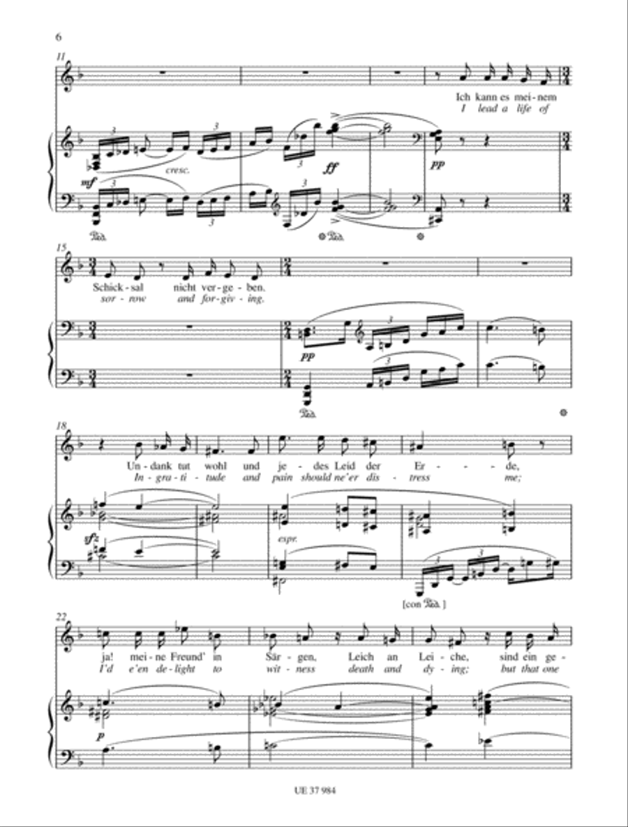 Two Lieder - Med. Voice Medium Voice scores gallery preview page 5