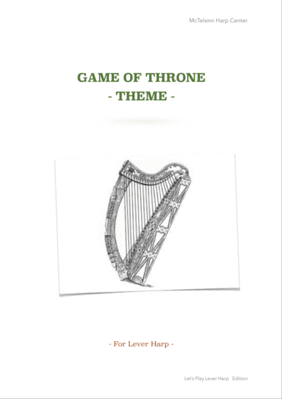 Game of top thrones harp